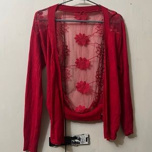 Red shrug